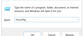 Cách mở 'MSConfig' trong Windows 11